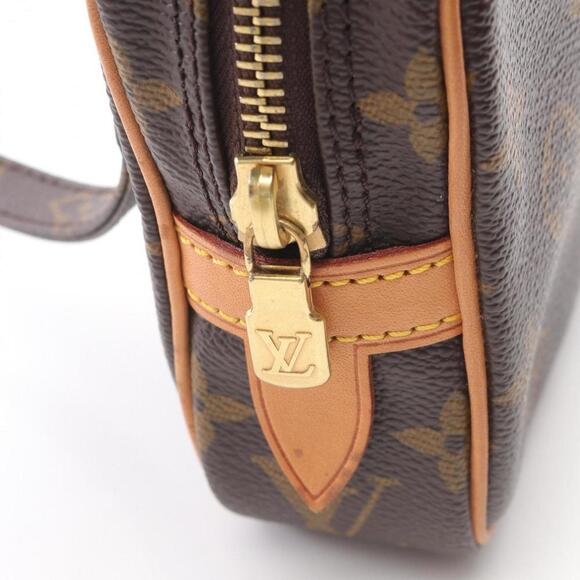 LOUIS VUITTON Brown Monogram Leather Shoulder Bag - Picture 8 of 8